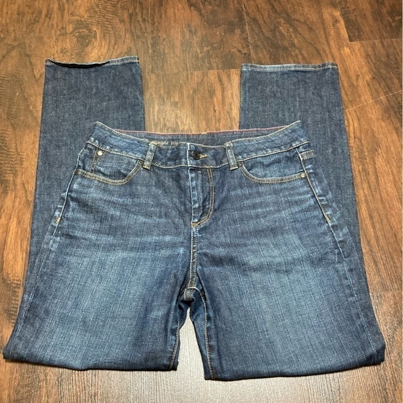 TALBOTS HERITAGE straight leg ankle length jeans size 10 or 30 euc - Picture 7 of 13